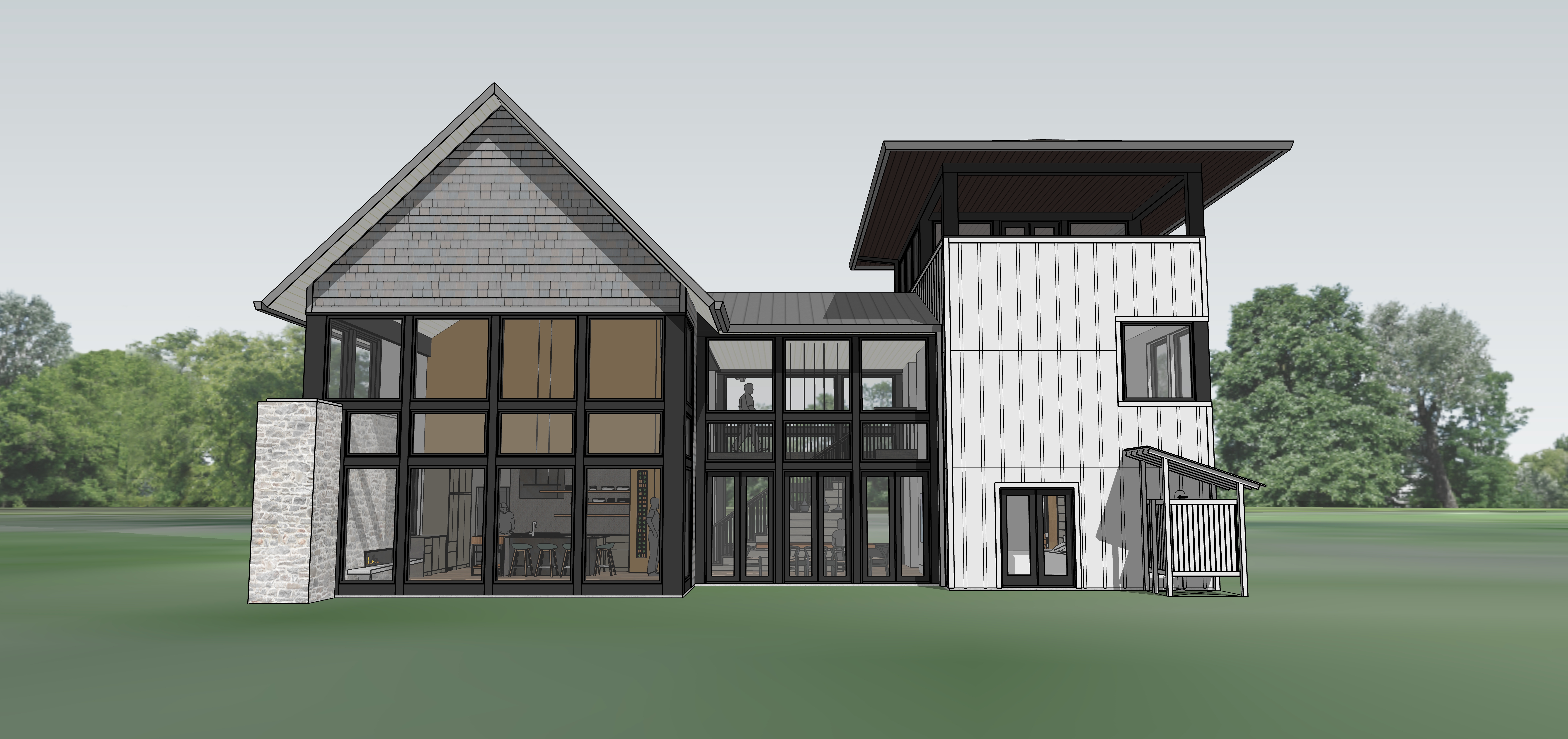 rendering of house exterior