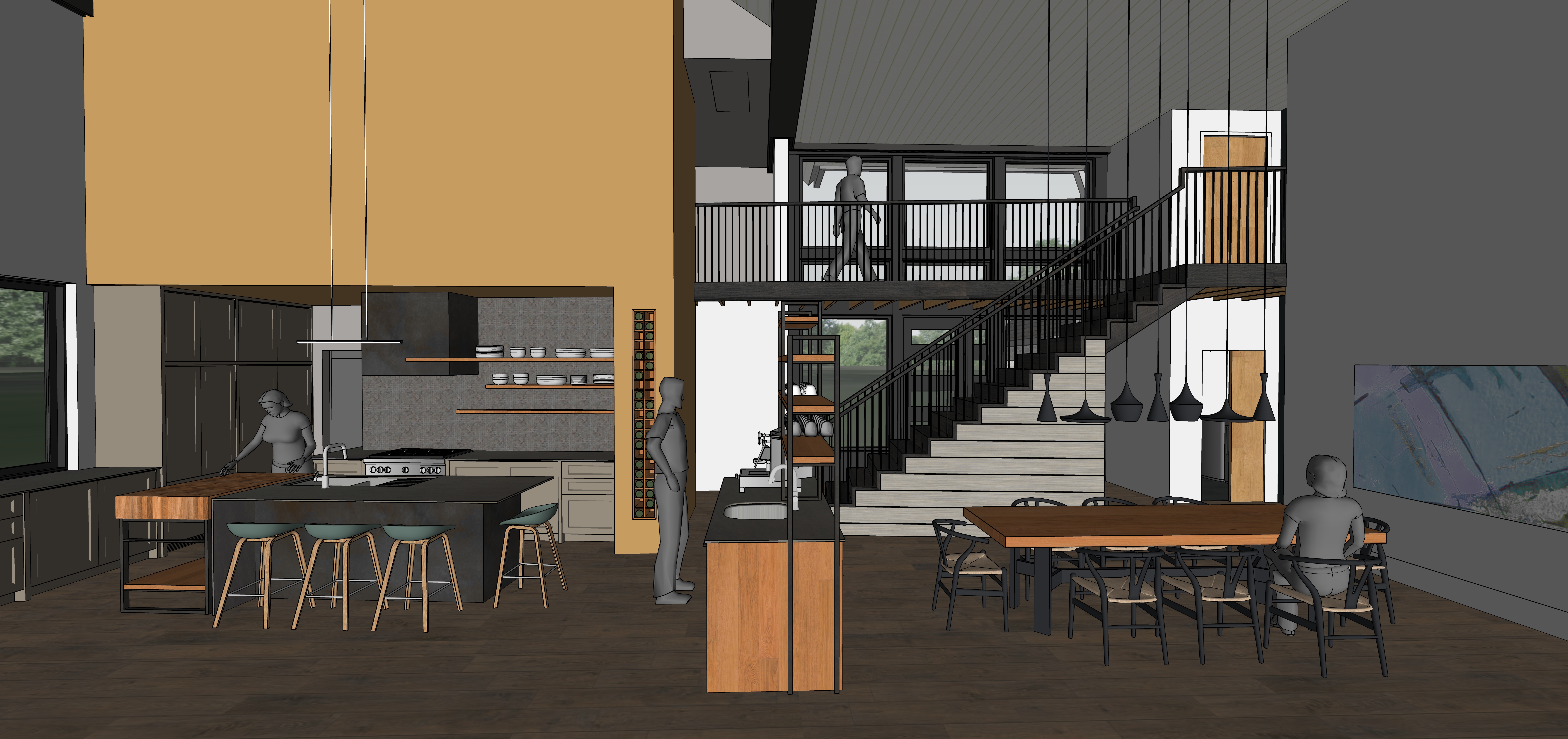 rendering of house interior