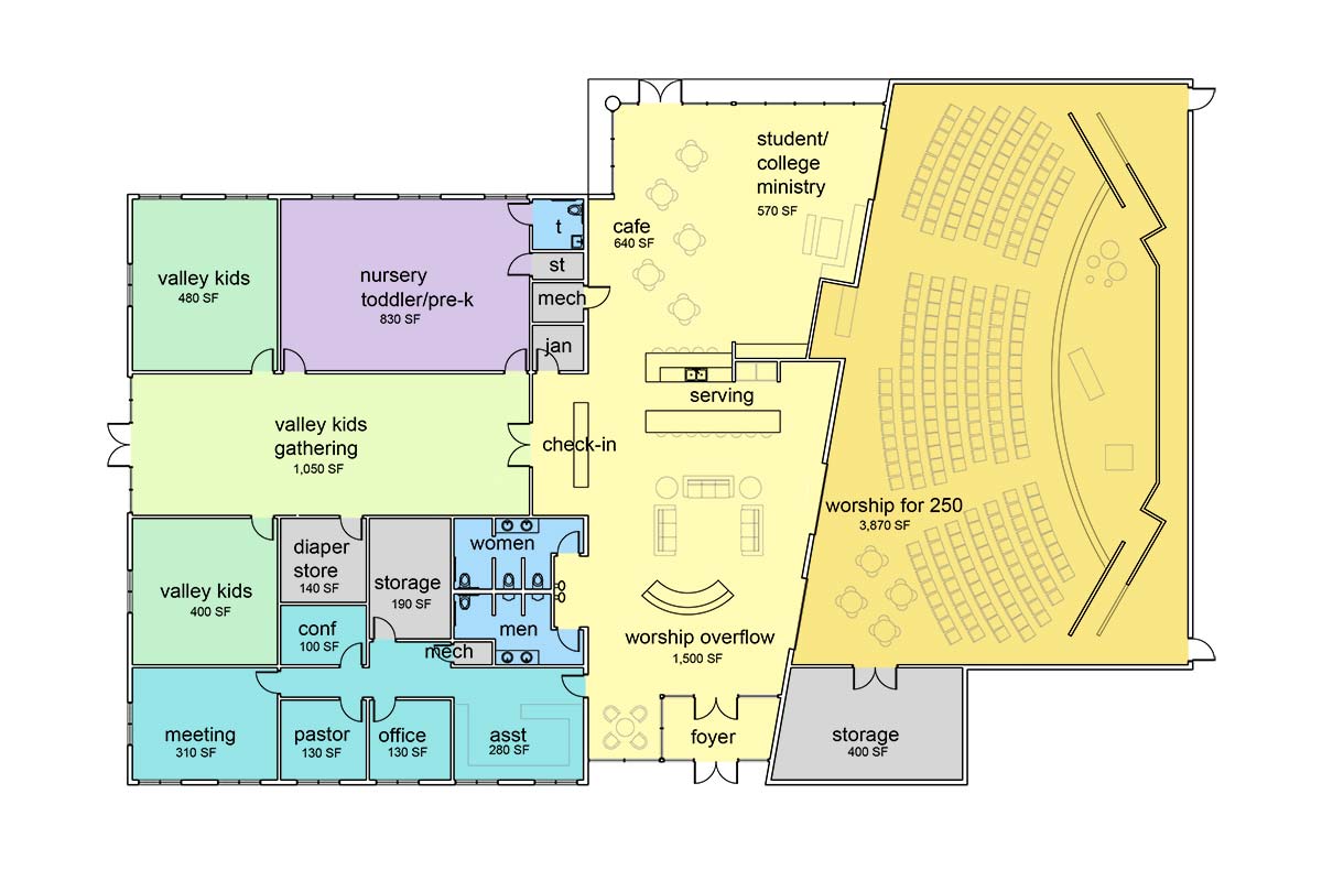 floor plan graphic