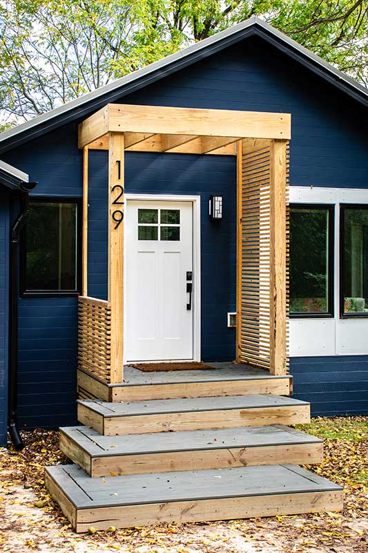 photo of front door to house