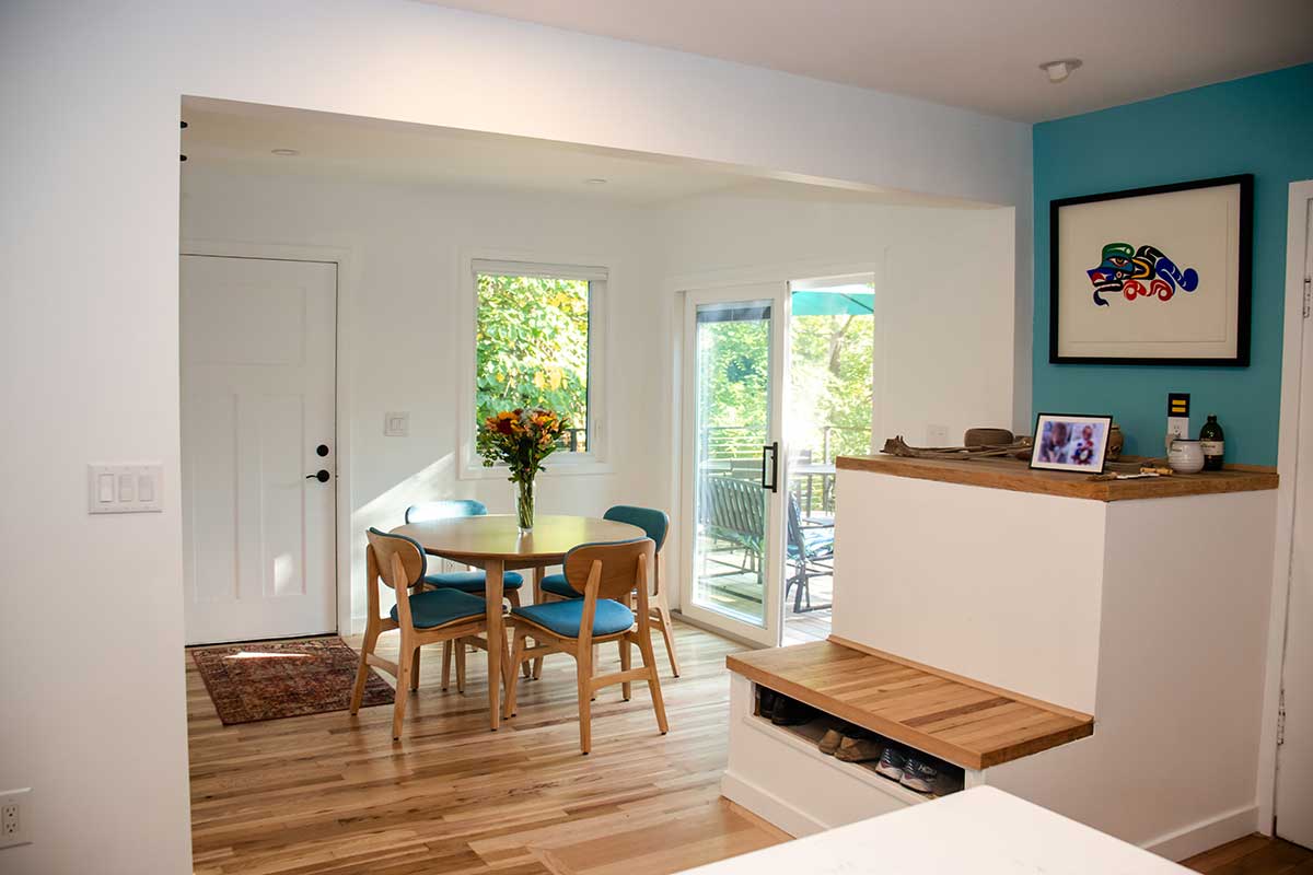 photo of small dining room with natural light