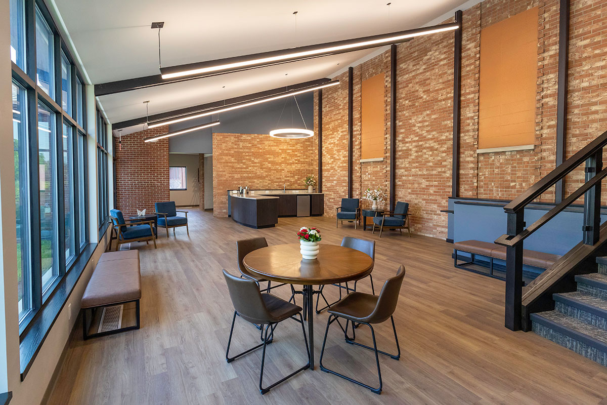 photo of new church gathering space